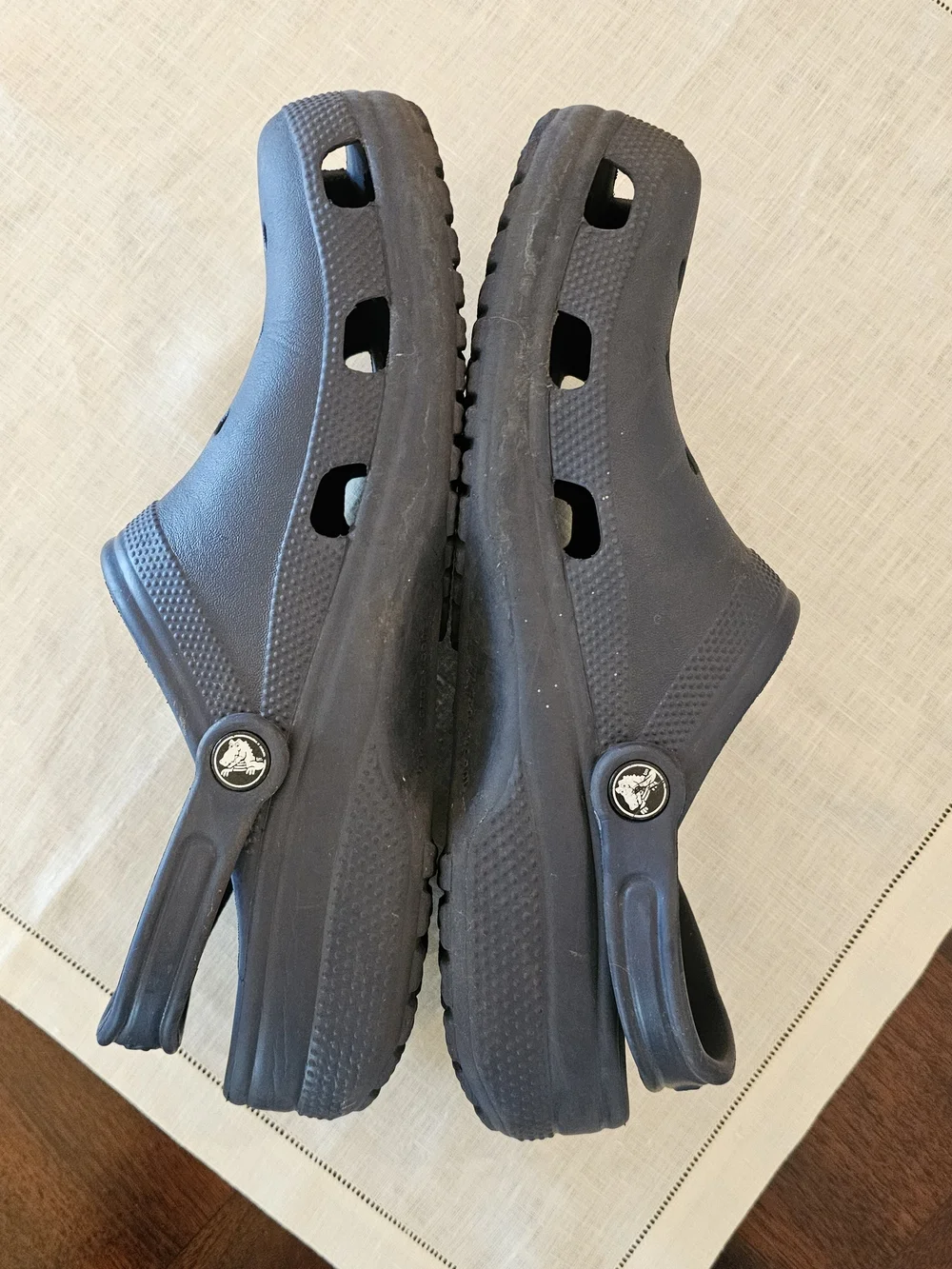 Crocs Classic Clog Navy Blue Mens Size 11 Womens 13 Slip On Water Shoes Mule
